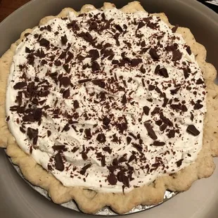 Chocolate cream pie