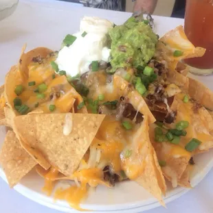 Nachos with beef
