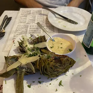 Artichoke appetizer - special of the day