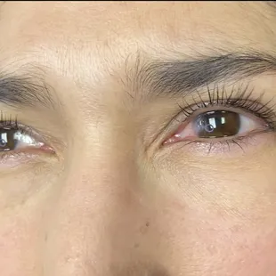 Keratin lash lift