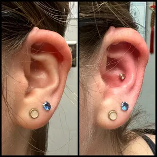 Conch piercing