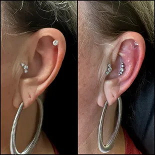 Conch piercing