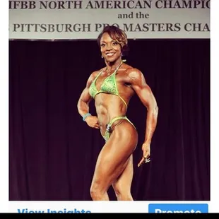 IFBB North American 2nd place