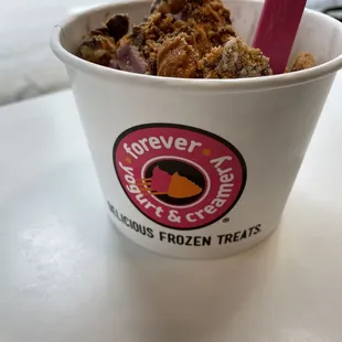 a frozen treat in a cup