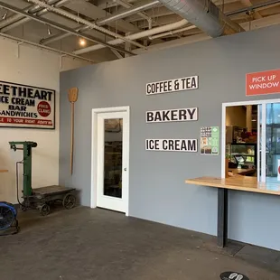 bakery and ice cream shop