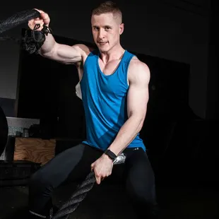 Forge Fitness trainer Dallas Welch, putting in work!