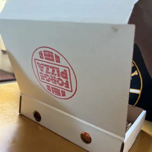 Pizza box.