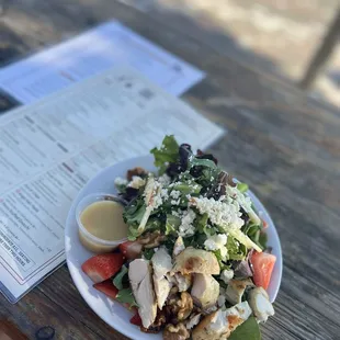 Berry Apple Salad with chicken