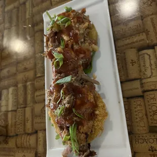 Pork nachos