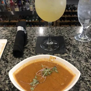 Roasted Red Pepper Cream of Crab