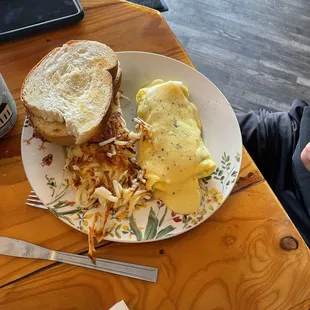 Old Faithful omelette