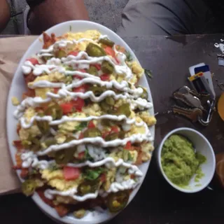 Egg Nachos for 2 Brunch