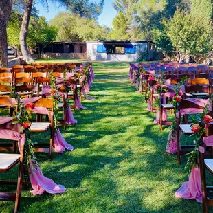 Aisle decor