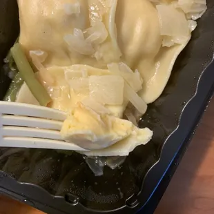 Cheese pierogies