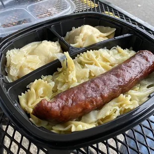 Number 13 Kielbasa and Pirogies