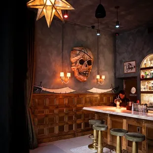 Decorations for our Halloween pop-up