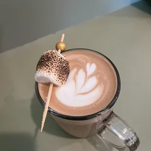 marshmallow mocha latte