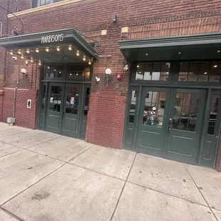 Entrance next to apartment