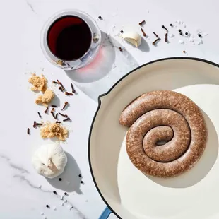 South African Style BOEREWORS: This sausage is coarse ground and has a very distinct, savory/sweet flavor, seasoned with aromatic spices.