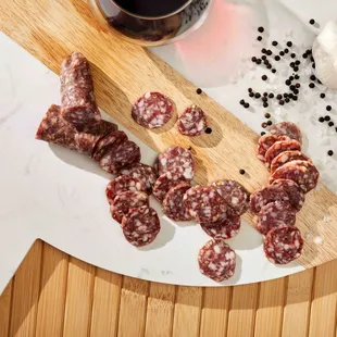 ZIN Salami: Zinfandel &amp; Black Pepper. Ripe with Wine Country flavor. Old-vine wine lends elegance in this unique peppery salami.