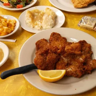 Pork Schnitzel, so delicious!