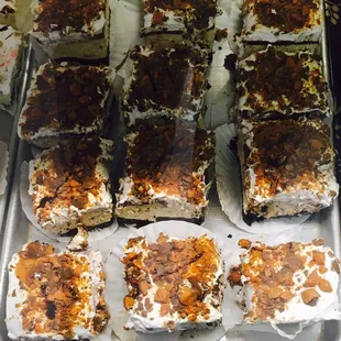 Butterfinger Lush cake