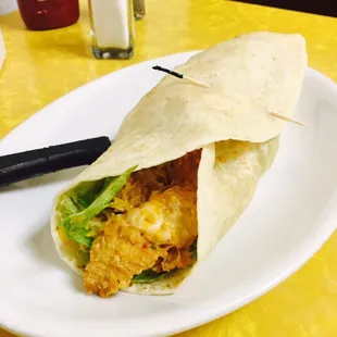 Chicken strip wrap