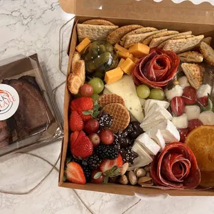 This was the tastiest brisket and charcuterie board!