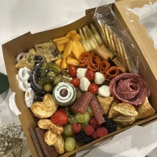 Charcuterie picnic box