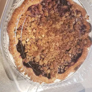Blueberry lime pie