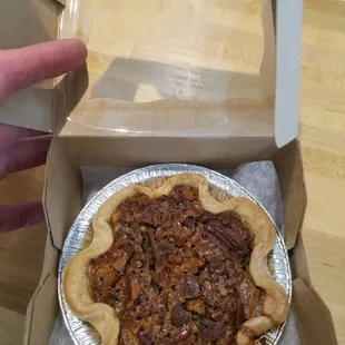 Custom &quot;Derby Pie&quot; - chocolate and pecan is a good combo!