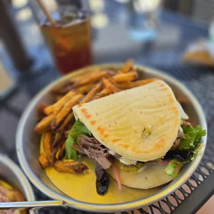 Spicy Jack with fries.