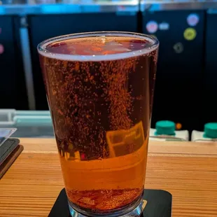 Island Orchard Apple Cherry Cider on tap