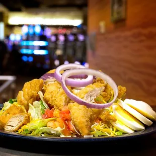 Crispy Chicken Tender Salad