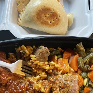 Stewed Beef Meal, Meat Pie