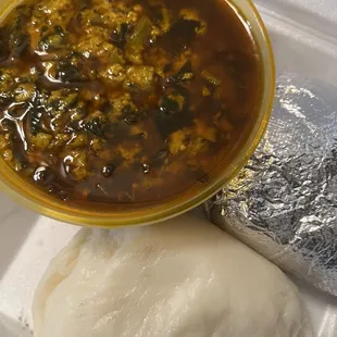 Egusi and Fufu