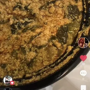 Fufu &amp; egusi soup