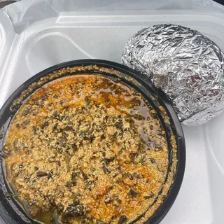 Supersized Fufu meal