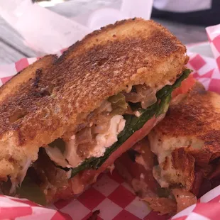 Veggie grilled cheese