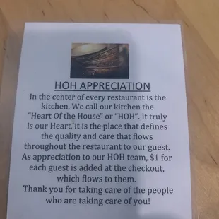 The restaurant tacks on extra $