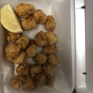 Southern Fried Sea Scallops Chunks