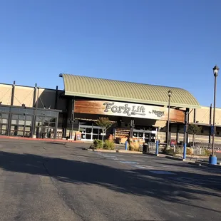 the front of the store