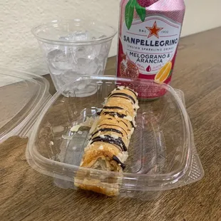 Fancy Baklava &amp; a sanpelligrino