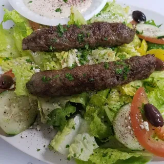 Kofta kabob salad