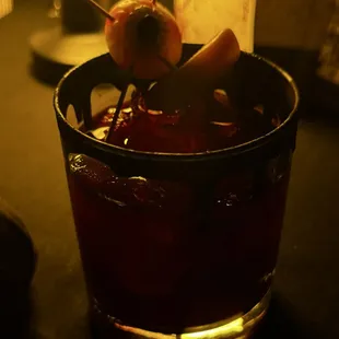 RedRum drink... first course of the night