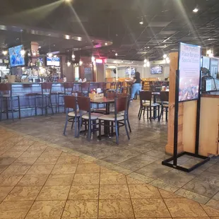 Outside is full but not inside.