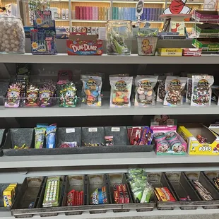The BEST nostalgic candy section in town