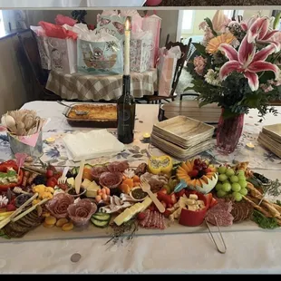 Charcuterie for baby shower