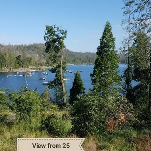 View from space 25 at The Forks Campground
