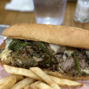 One of my fav sandwiches the cheese steak Philly always loaded !